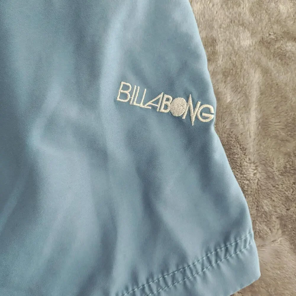 Billabong Board Shorts Mens 40 Blue Cargo Surf Swim Trunks Quick Dry Beach